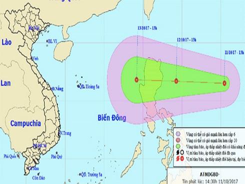 Sức gió của bão số 11 có thể mạnh tới 150 km/h-2