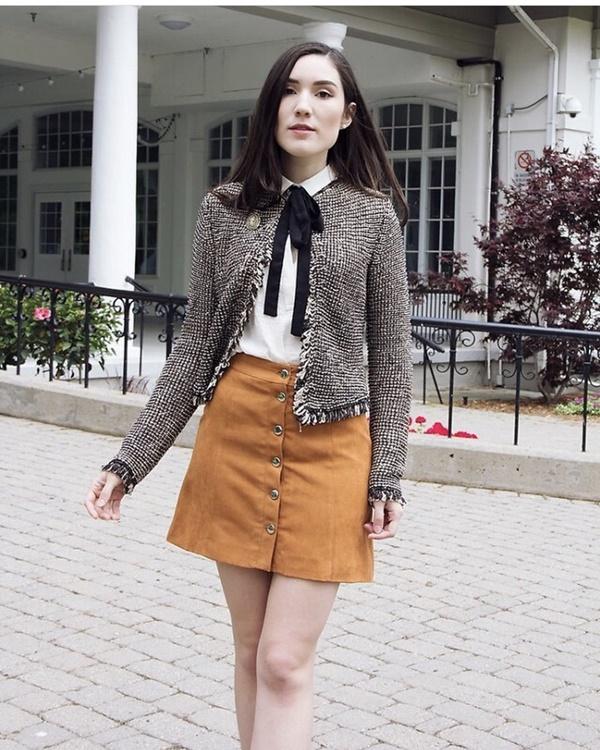 Mặc đẹp miễn chê với mọi loại chân váy mùa thu đông-2
