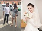 Hậu đám cưới, Hoa hậu Đặng Thu Thảo gầy gò ăn mặc luộm thuộm không ai nhận ra