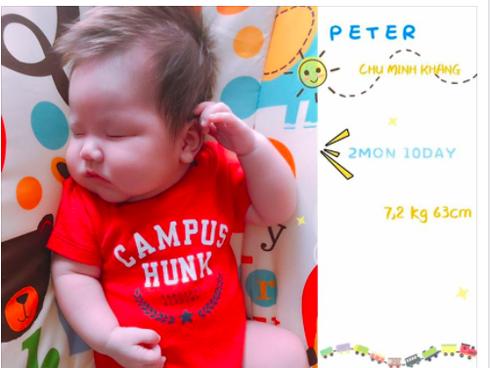 Tâm Tít lần đầu tiên khoe ảnh con trai bụ bẫm đáng yêu