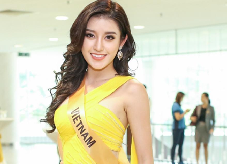 Huyền My đứng top mặc đẹp nhất thảm đỏ với váy vàng lộng lẫy tại Miss Grand International 2017-3