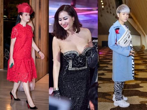 Phi Thanh Vân khoe ngực phản cảm, Chi Pu make-up ma quái lọt top sao mặc xấu tuần này-12