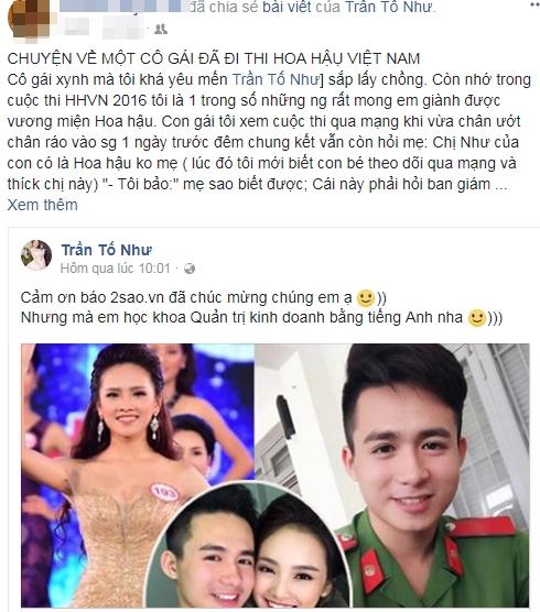 Top 10 Hoa hậu Việt Nam 2016 từng mang tiếng HÂM khi quyết định kết hôn với hotboy cảnh sát-1