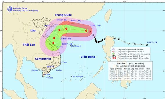 Tin bão số 11: Đảo Bạch Long Vĩ đang có gió giật cấp 7, nhiều kịch bản được đưa ra-1