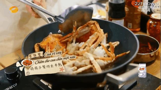 Triệu Vy nấu Cua vị cay khiến Huỳnh Hiểu Minh thèm chảy nước miếng-3