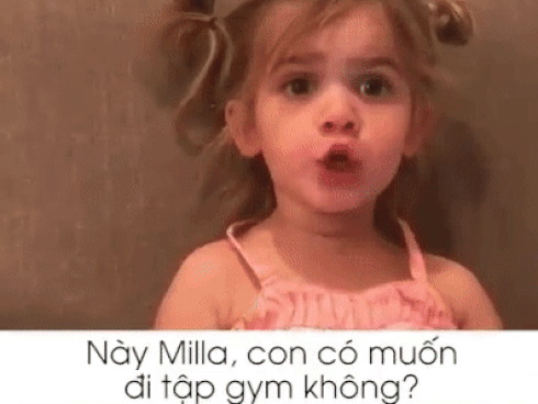 Màn lý sự cực yêu của bé gái 2 tuổi khi viện đủ lý do để không phải tập gym-1