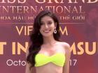 Chỉ cần đánh hông thêm chút nữa, Huyền My chắc chắn sáng nhất màn diễn bikini tại Hoa hậu Hòa Bình 2017