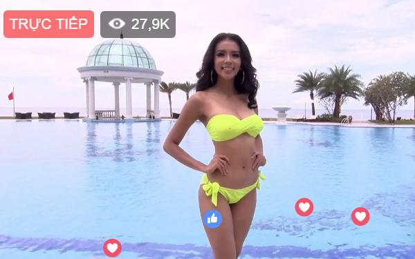 Chỉ cần đánh hông thêm chút nữa, Huyền My chắc chắn sáng nhất màn diễn bikini tại Hoa hậu Hòa Bình 2017-5