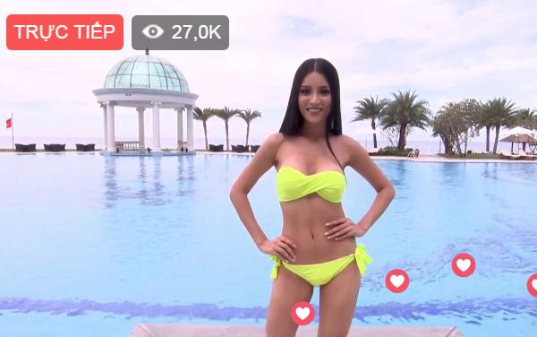 Chỉ cần đánh hông thêm chút nữa, Huyền My chắc chắn sáng nhất màn diễn bikini tại Hoa hậu Hòa Bình 2017-11