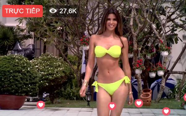 Chỉ cần đánh hông thêm chút nữa, Huyền My chắc chắn sáng nhất màn diễn bikini tại Hoa hậu Hòa Bình 2017-10