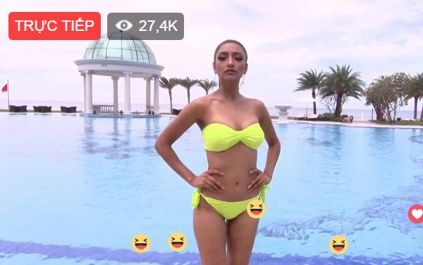 Chỉ cần đánh hông thêm chút nữa, Huyền My chắc chắn sáng nhất màn diễn bikini tại Hoa hậu Hòa Bình 2017-12