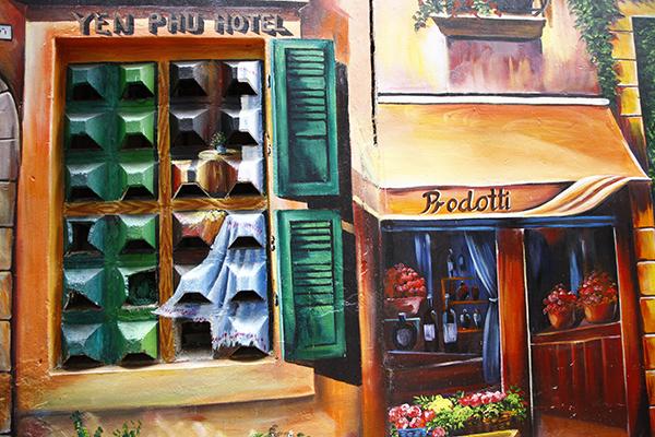 Con ngõ nhỏ ở Thủ đô vô cùng lãng mạn với bức tranh tường 3D cực kỳ ấn tượng-3