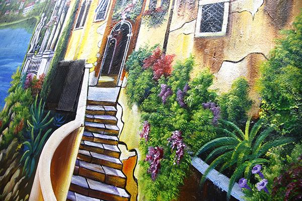 Con ngõ nhỏ ở Thủ đô vô cùng lãng mạn với bức tranh tường 3D cực kỳ ấn tượng-6