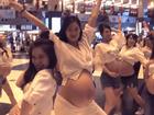 21 bà bầu Đài Loan rủ nhau nhảy Flashmob ở ga tàu điện dù đang chửa vượt mặt