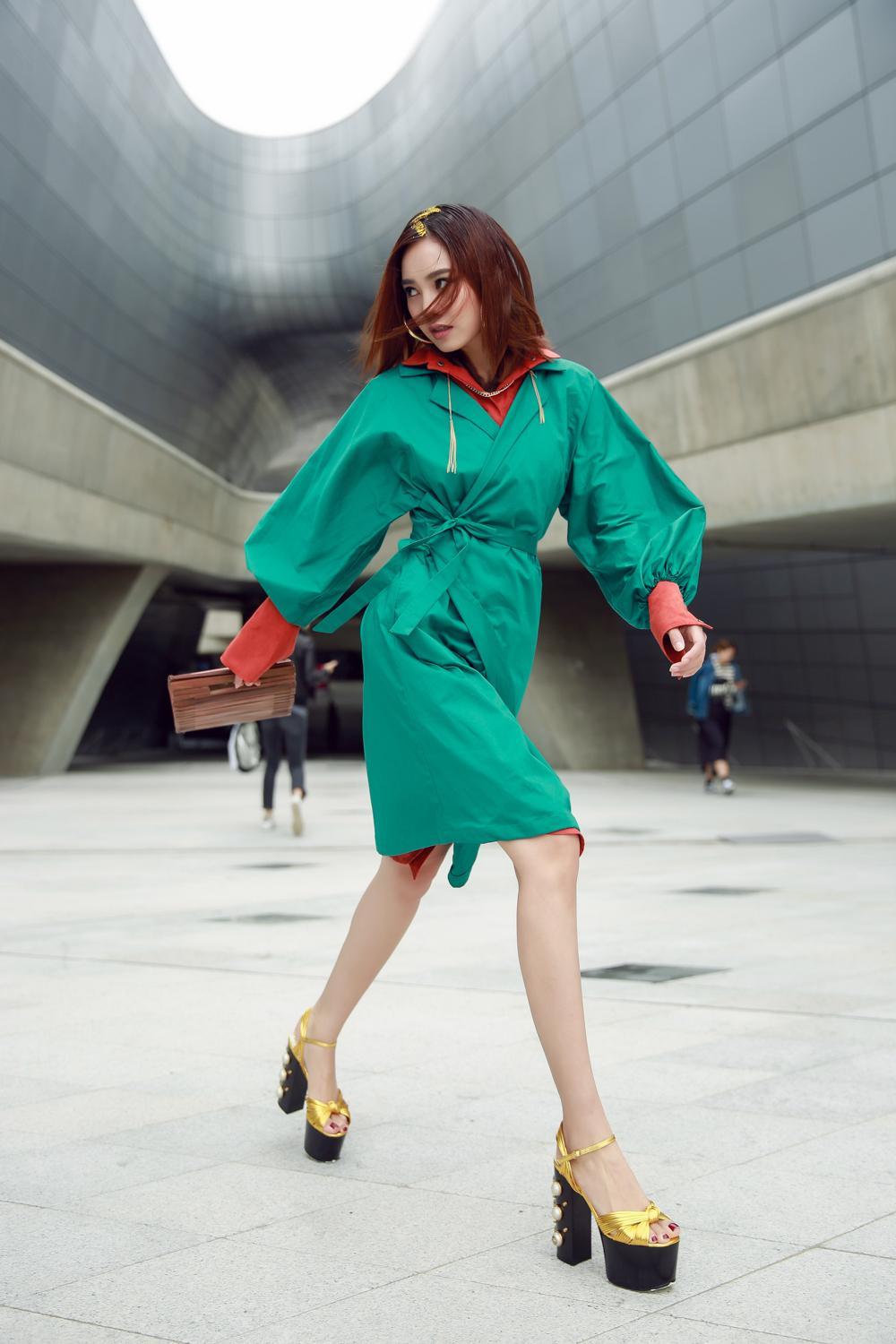 Châu Bùi - cô Ba Lan Ngọc đại náo Seoul Fashion Week với style nổi loạn-8