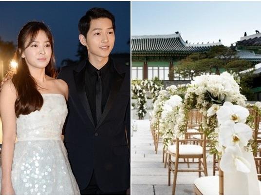 Hé lộ khung cảnh lễ cưới đẹp như mơ của Song Joong Ki - Song Hye Kyo