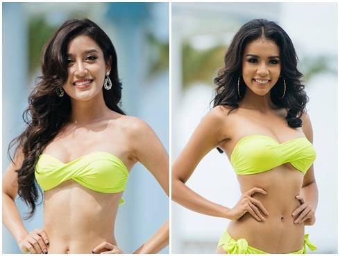 Nhận lượng vote cao chót vót, Huyền My vẫn đứng sau đại diện Indonesia trong phần thi bikini