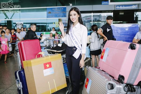Hoa hậu Đỗ Mỹ Linh chính thức lên đường chinh phục Miss World 2017-2