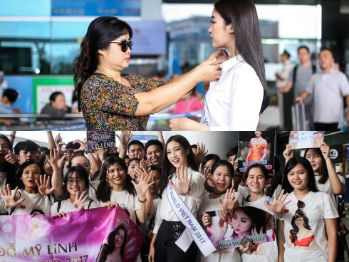 Hoa hậu Đỗ Mỹ Linh chính thức lên đường chinh phục Miss World 2017