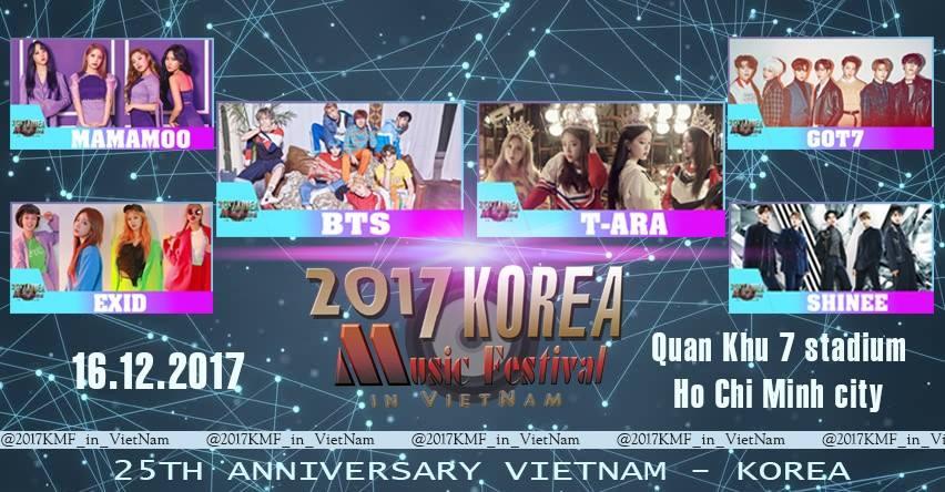 Rộ tin BTS, T-ara, GOT7 cùng dàn sao Kpop đến Việt Nam vào tháng 12-1