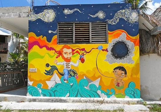 Hòn đảo nhiều màu sắc với những bức bích họa ấn tượng-4