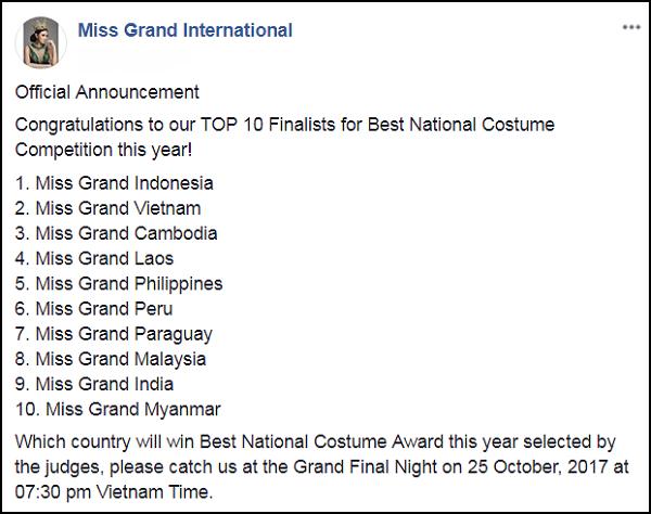 Áo dài nặng 30kg của Huyền My có nhiều khả năng đạt giải Quốc phục đẹp nhất Miss Grand 2017-1