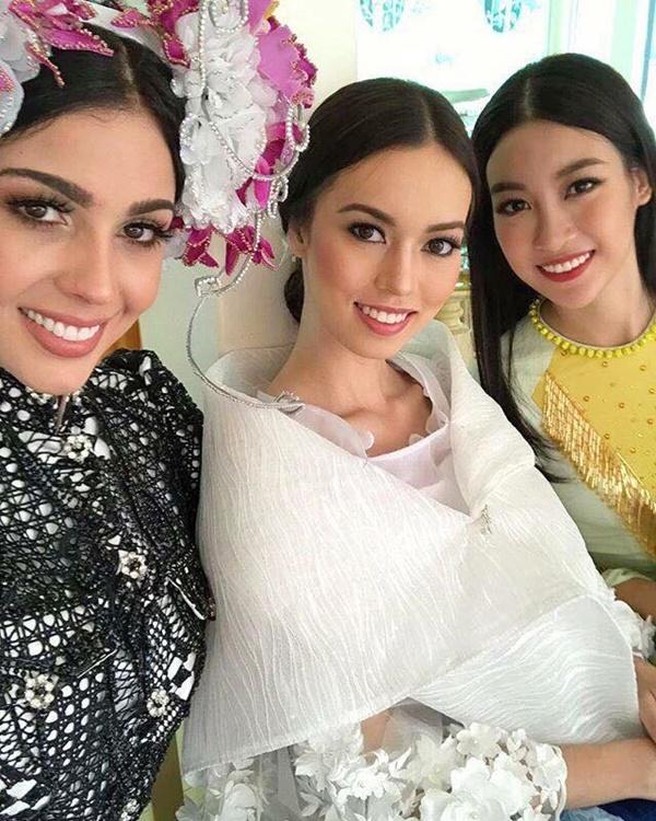 Hoa hậu Đỗ Mỹ Linh đẹp rạng rỡ bên các thí sinh Miss World 2017-1