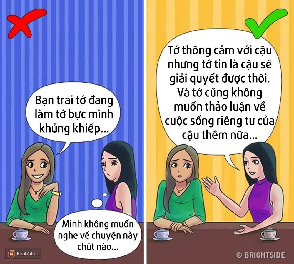 Biết quan tâm đến người khác là đúng nhưng điều đó không có nghĩa với việc bạn cứ để người ấy lấn lướt và khiến bản thân mình mệt mỏi