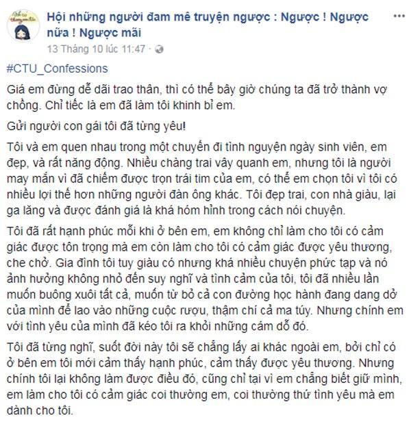 Chàng trai lên mạng rêu rao bạn gái cũ dễ dãi trao thân, quyết cưới vợ còn tem-1