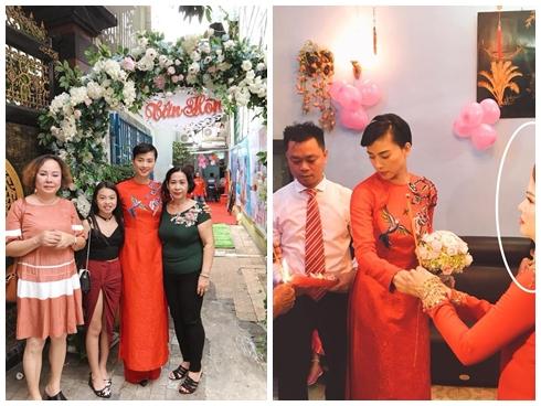 Dân mạng xôn xao trước hình ảnh Ngô Thanh Vân mặc áo dài trong lễ rước dâu
