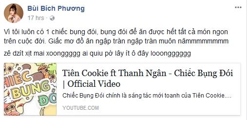 Bích Phương lộ rõ tính tham ăn sau khi nghe Chiếc bụng đói của Tiên Cookie-4