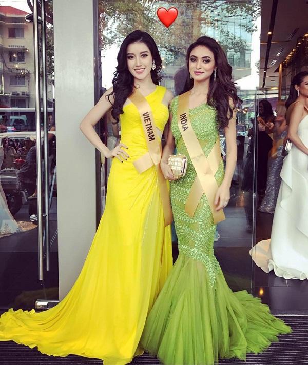 Hội chị em bạn dì của Huyền My có khả năng dắt tay nhau vào top 5 Miss Grand 2017-7