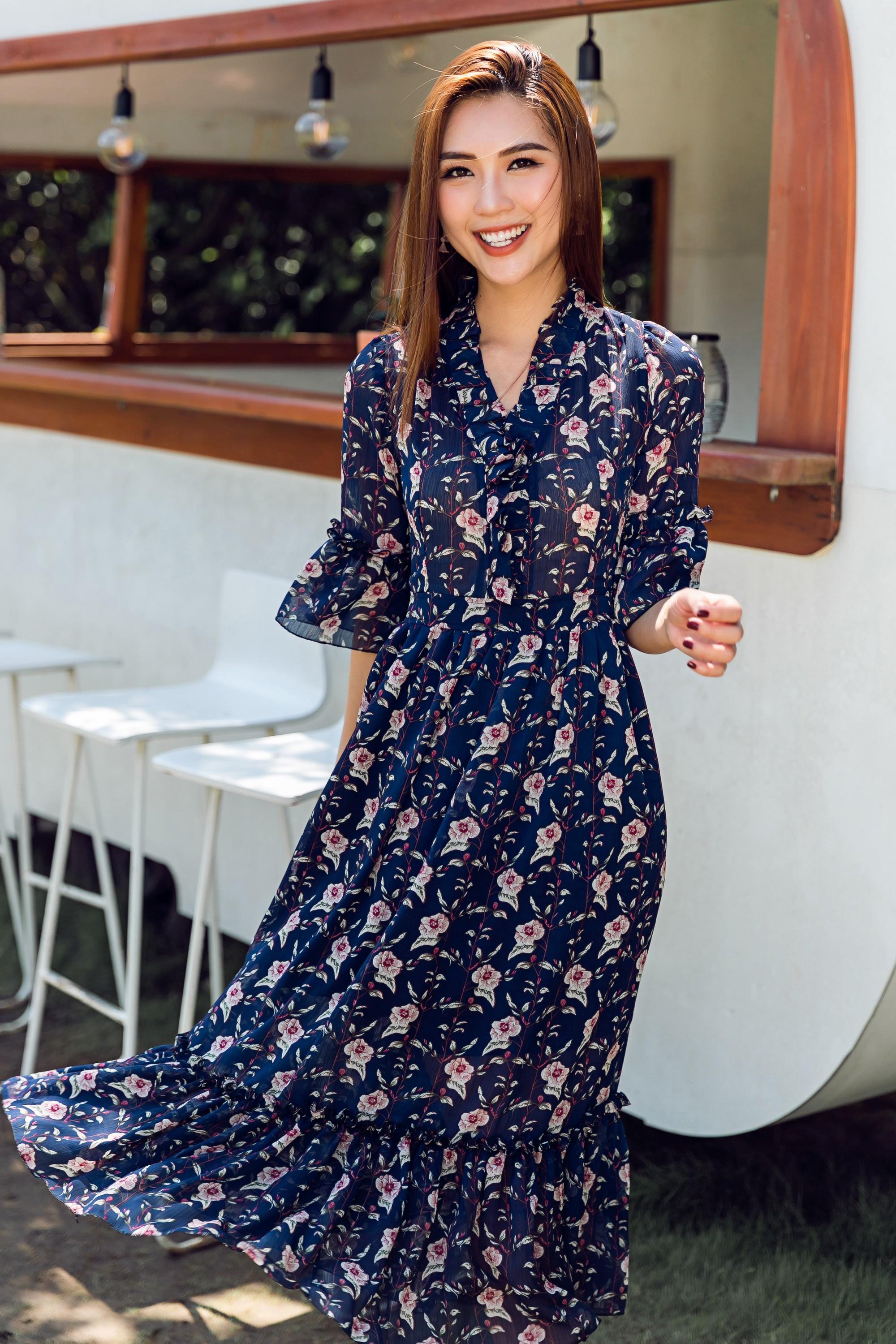 Tường Linh hóa tiểu thư ngọt ngào trước thềm dự thi Miss Intercontinental-3