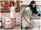 Á hậu Thùy Dung mang gần 140kg hành lý sang Nhật dự thi Miss International