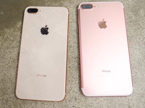 Tưởng iPhone 8/ 8 Plus dễ vỡ, không ngờ 'nồi đồng cối đá' thế này!