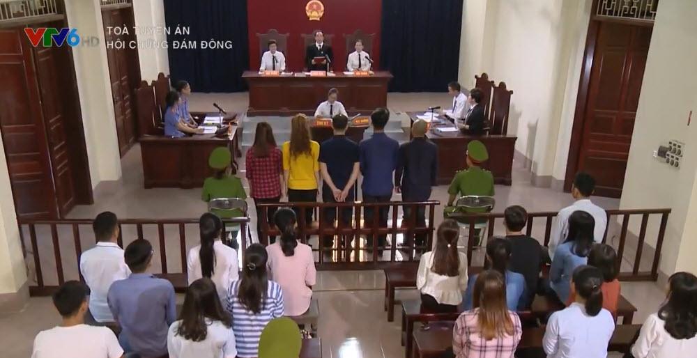 Chân dài gây xôn xao phố Trần Duy Hưng làm diễn viên Tòa tuyên án trên VTV6-1