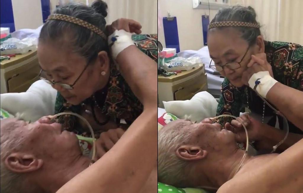 Những hình ảnh cảm động về tình yêu tuổi xế chiều-1