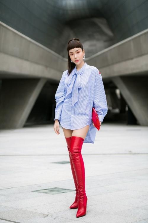 Bảo Anh - Hồ Ngọc Hà lên đồ street style gợi cảm nhất tuần qua-7