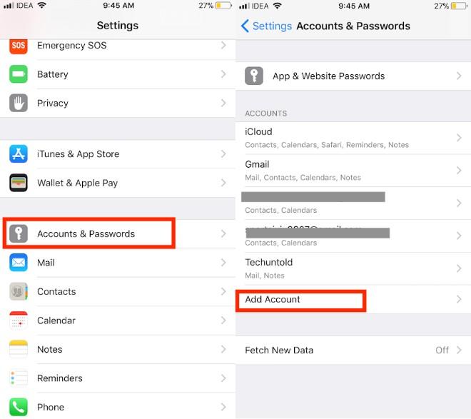 Thủ thuật iOS 11: Cách thêm hoặc xóa tài khoản email từ ứng dụng Mail-2