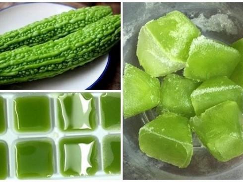 Cách làm đẹp da bằng mướp đắng ướp đá