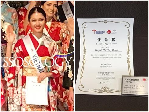 Khán giả Việt lo lắng khi Thùy Dung nhận giải phụ đầu tiên tại Miss International 2017