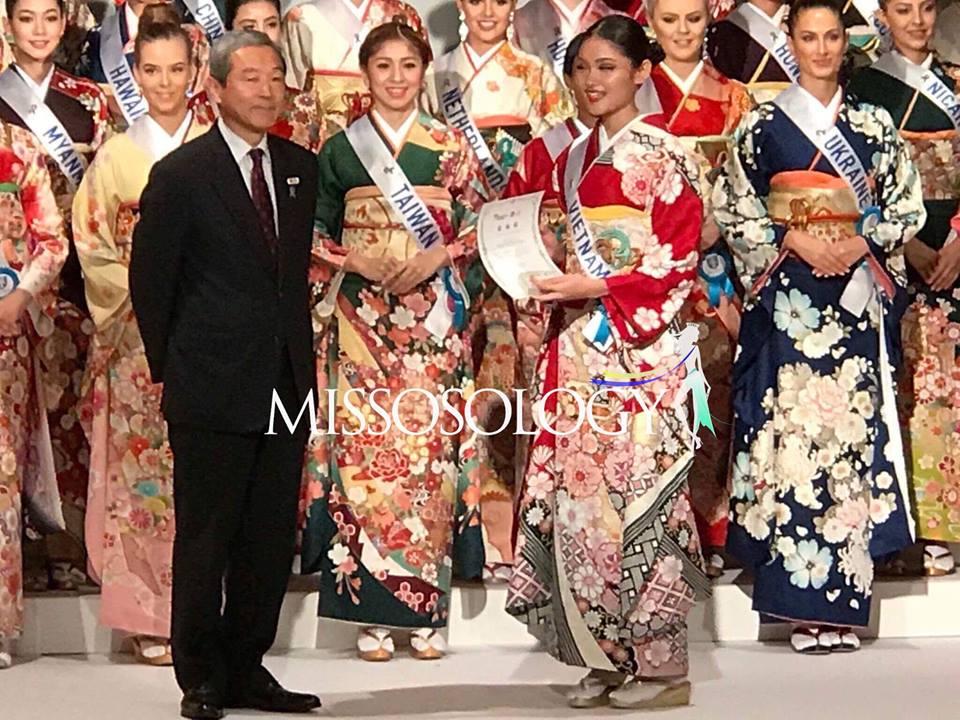 Khán giả Việt lo lắng khi Thùy Dung nhận giải phụ đầu tiên tại Miss International 2017-2