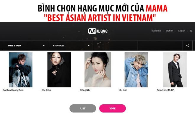 Trao giải nghệ sĩ Việt Nam và châu Á: Tấm áo quá rộng cho MAMA-4