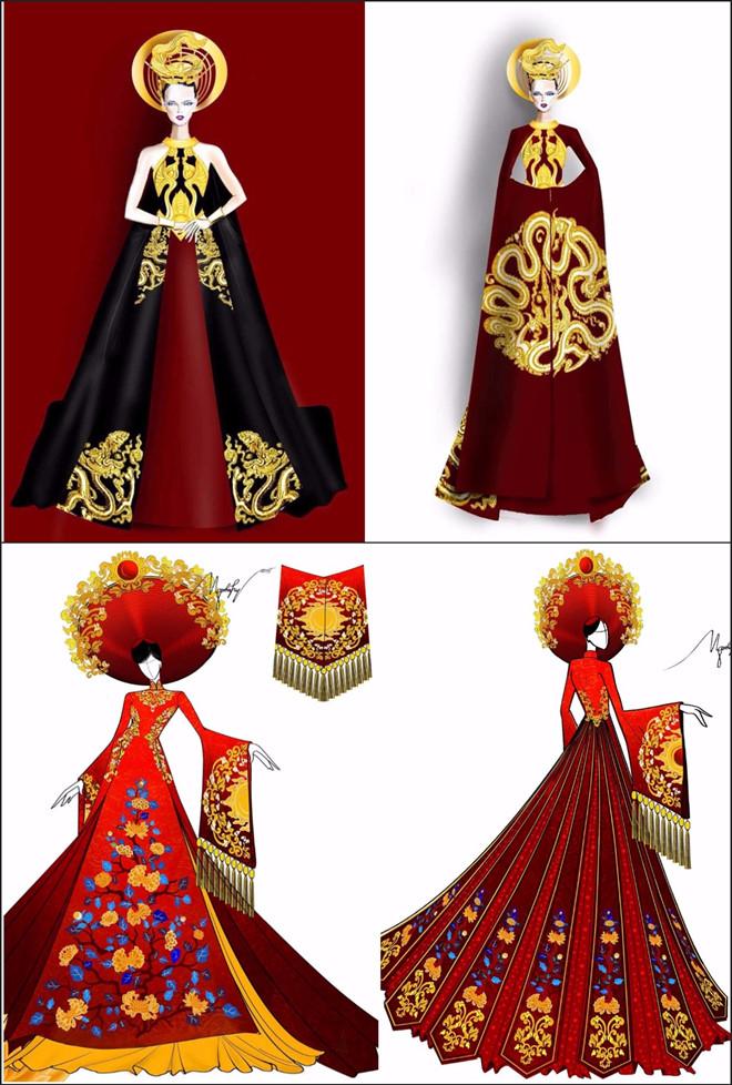 Trang phục dân tộc của Huyền My ở Hoa hậu Hòa bình bị tố sao chép-1