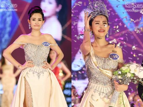 Lê Âu Ngân Anh đăng quang Hoa hậu Đại dương 2017