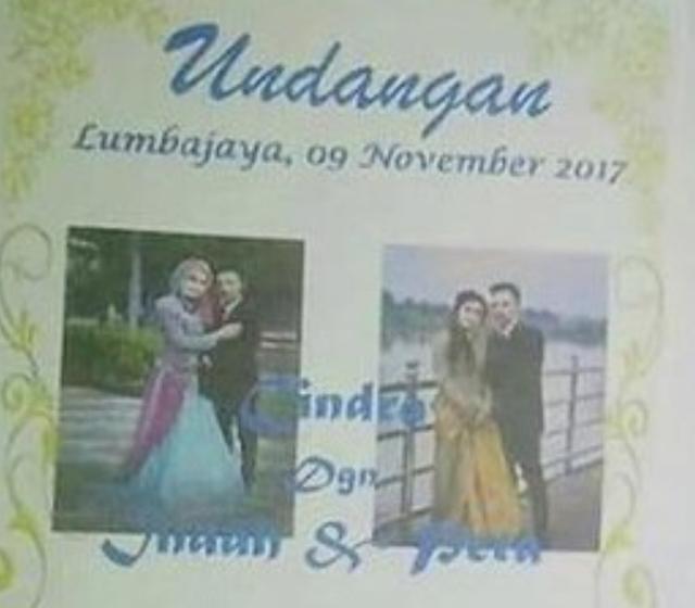 Xôn xao tấm thiệp mời cưới một chú rể nhưng có đến... 2 cô dâu-2