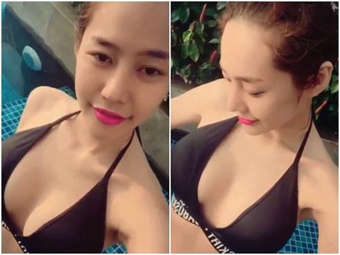 Tin sao Việt 29/10: Linh Chi tự quay clip khoe 3 vòng lả lơi giữa hồ bơi