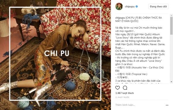 Hot: Chi Pu thông báo ‘tấn công’ Kpop, đăng tải album trên Melon và Mnet-1