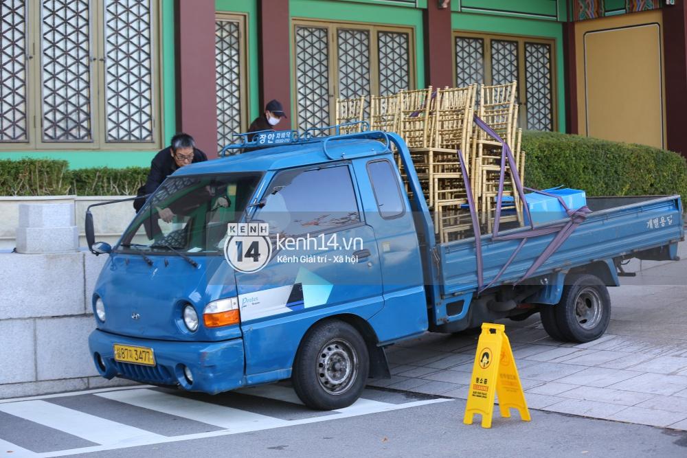 Cập nhật từ Hàn Quốc: 1 ngày trước siêu đám cưới Song Song, lễ đường để trống như đùa!-13