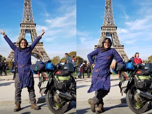 Tranh cãi không dứt về chàng trai đi xe máy từ Việt Nam đến Pháp